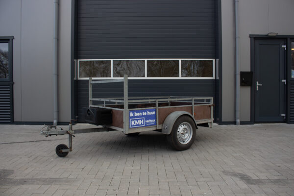 Open aanhangwagen, enkelasser 750 kg